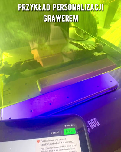 Wandelstok - WIKING met een kop in de vorm van een strijdhamer, mogelijkheid tot personalisatie met gravure als cadeau