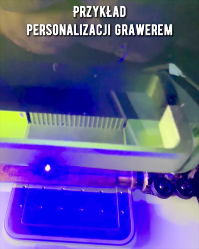 Laska Spacerowa Wolf - Indiaas Mangohout met Mogelijkheid tot Graveren, bruin gouden versieringen