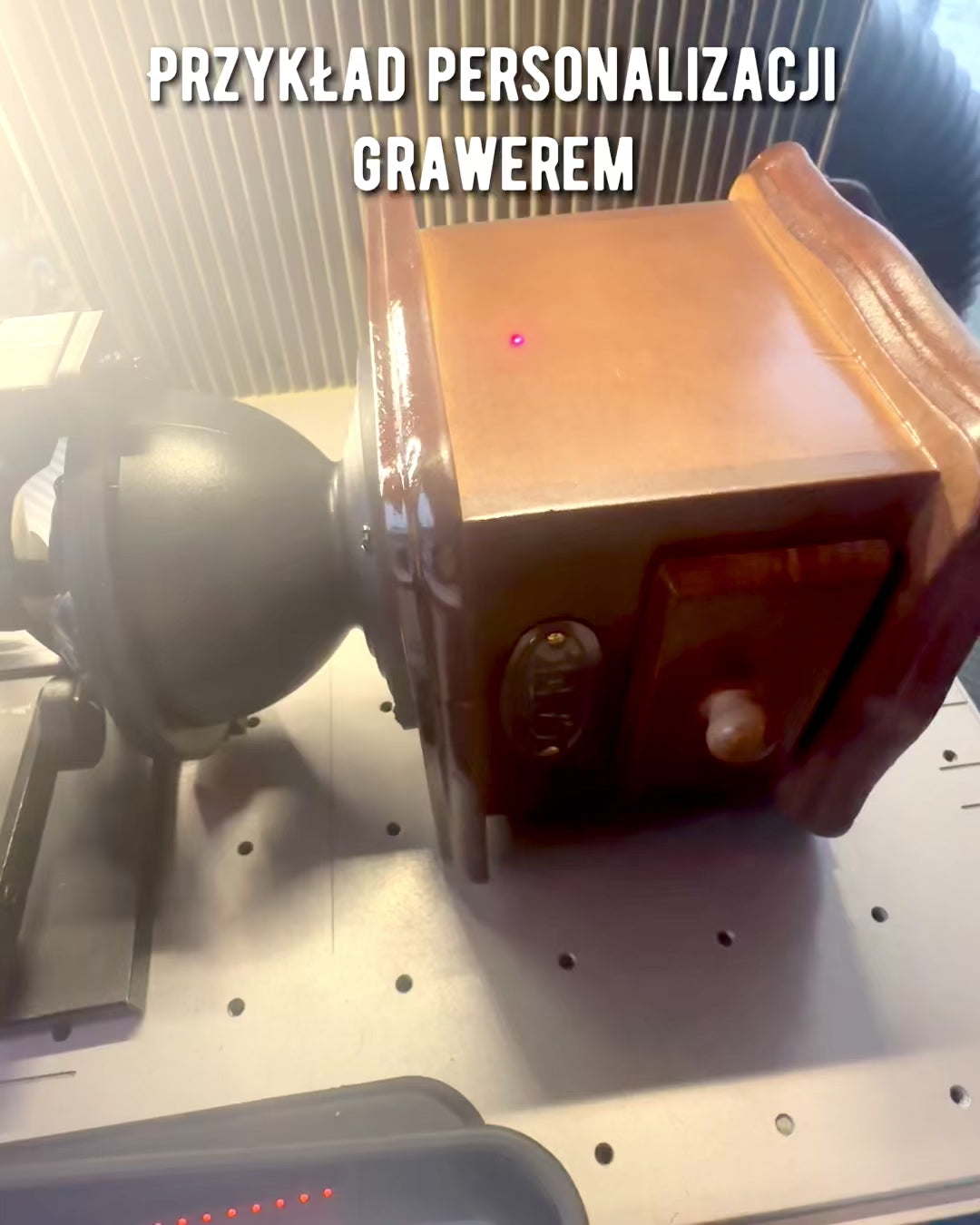 Moulin à café rétro « Vintage Café » 27 cm de hauteur, avec possibilité de personnalisation par gravure pour cadeau