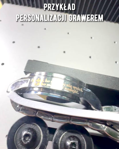 Montre homme élégante KIMSDUN Prestige Mécanisme Transparent et Élégance Sportive, possibilité de personnalisation avec gravure