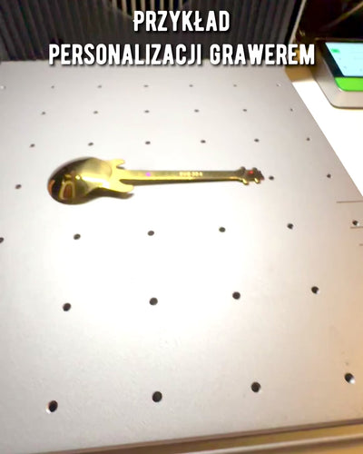 "Strunowy Hit" teaspoon with engraving option, 2 color variants to choose from