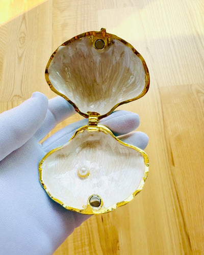 Skarbiec Wspomnień Muszelka - Sieradenkluis met de mogelijkheid voor personalisatie met gravure, cadeau