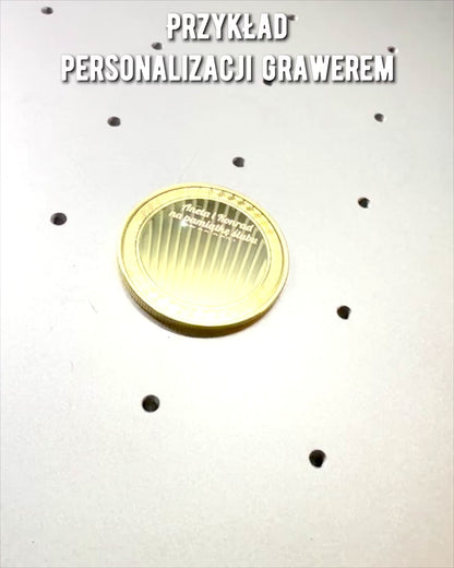 Leere Herausforderungsmünze mit Gravurpersonalisierung – Sammlerstück, 40mm, drei Modelle