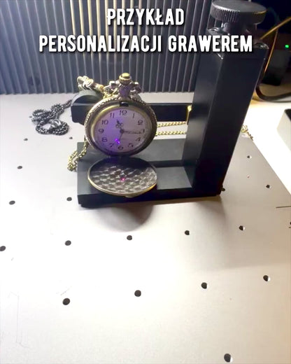Montre de poche "Lokomotywa Czasu" avec gravure, pour cadeau, motif de train