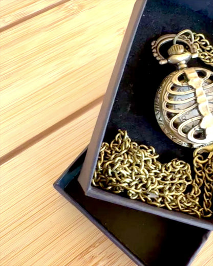 Taschenuhr "Rybia Łuska" mit Gravurmöglichkeit als Geschenk