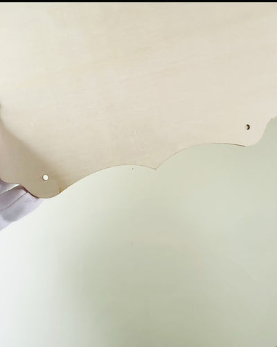 Wooden Decorative Pendant with Personalization Option – Various Shapes