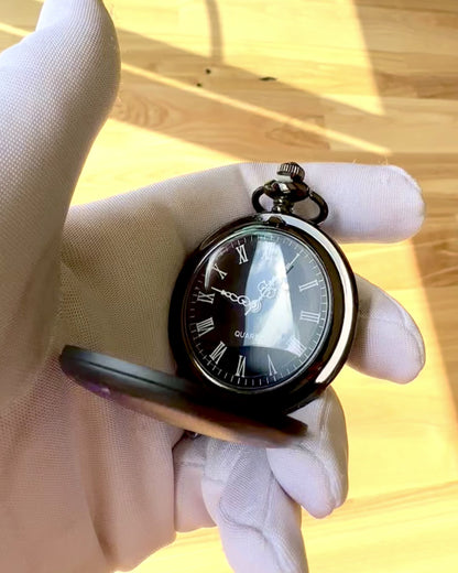 Montre de Poche "Galactic Vision" avec Gravure Personnalisable, cadeau personnalisé