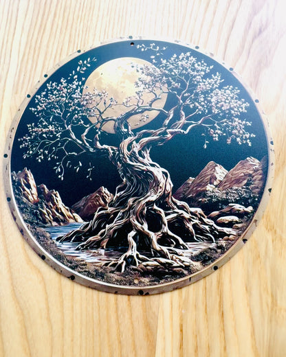Pendentif "Cercles Magiques de la Nature" - possibilité de personnalisation avec gravure. 3 variantes au choix