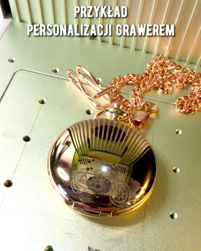 Montre de Poche au Style Classique – Or Rose, Élégance Vintage