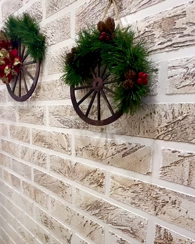 Decorative Set of 3 x Holiday Rings "Merry Star" - personalization with engraving available for a gift