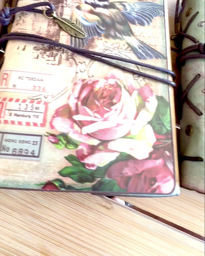 Carnet Vintage Mémoire avec gravure personnalisée - 3 modèles au choix, carnet cadeau