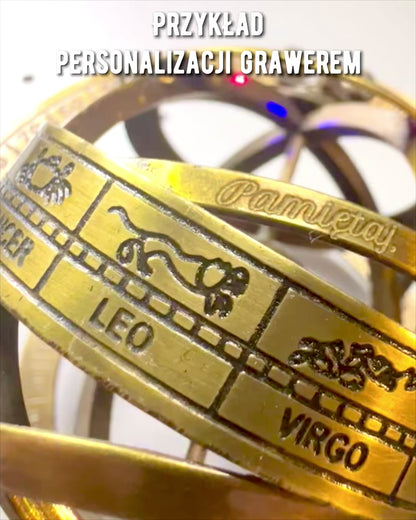Astronomical Clock "Cosmic Harmony" - personalization with engraving available