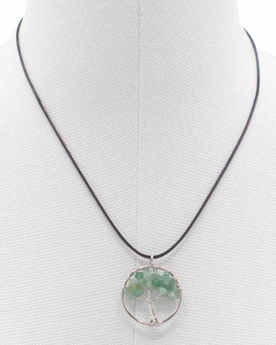 Halskette Baum des Lebens Ruhe und Harmonie – Jadeit