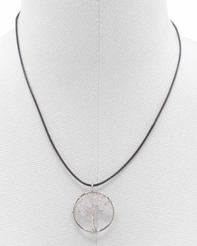 Ketting Levensboom Zuivere Energie – Bergkristal