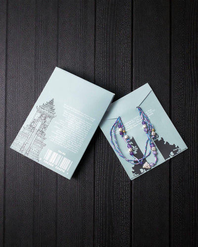 Bracelet en corde du temple Lucky Karma – Protection et chance