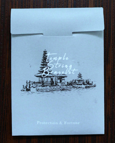 Bracelet en corde du temple Lucky Karma – Protection et chance