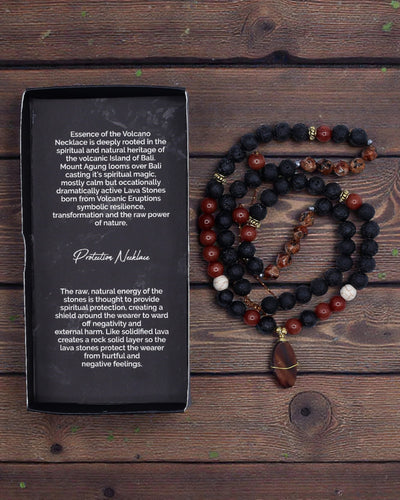 Essence of the Volcano Necklace – Protection