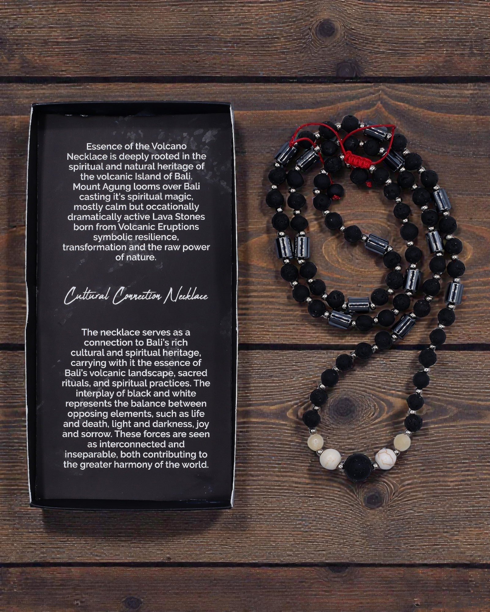 Halskette Essenz des Vulkans – Kulturelle Verbindung